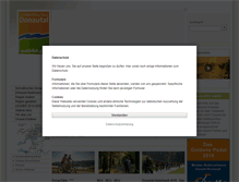 Tablet Screenshot of donautal-aktiv.de